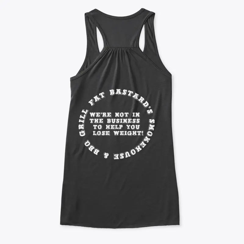 Fat Bastard Womens Tank White Logo