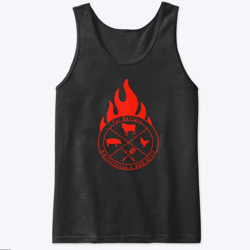 Fat Bastard Red Flame Tank Top