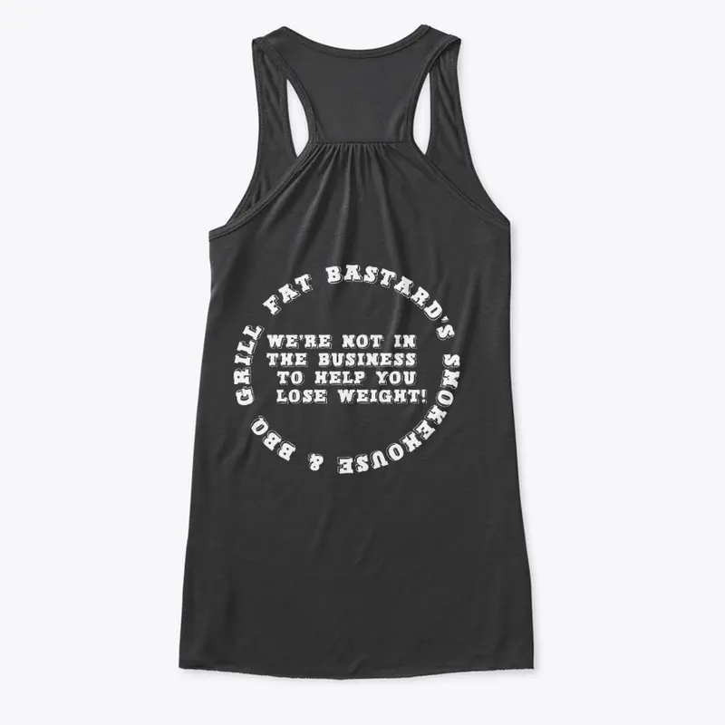 Fat Bastard Womens Tank White Logo