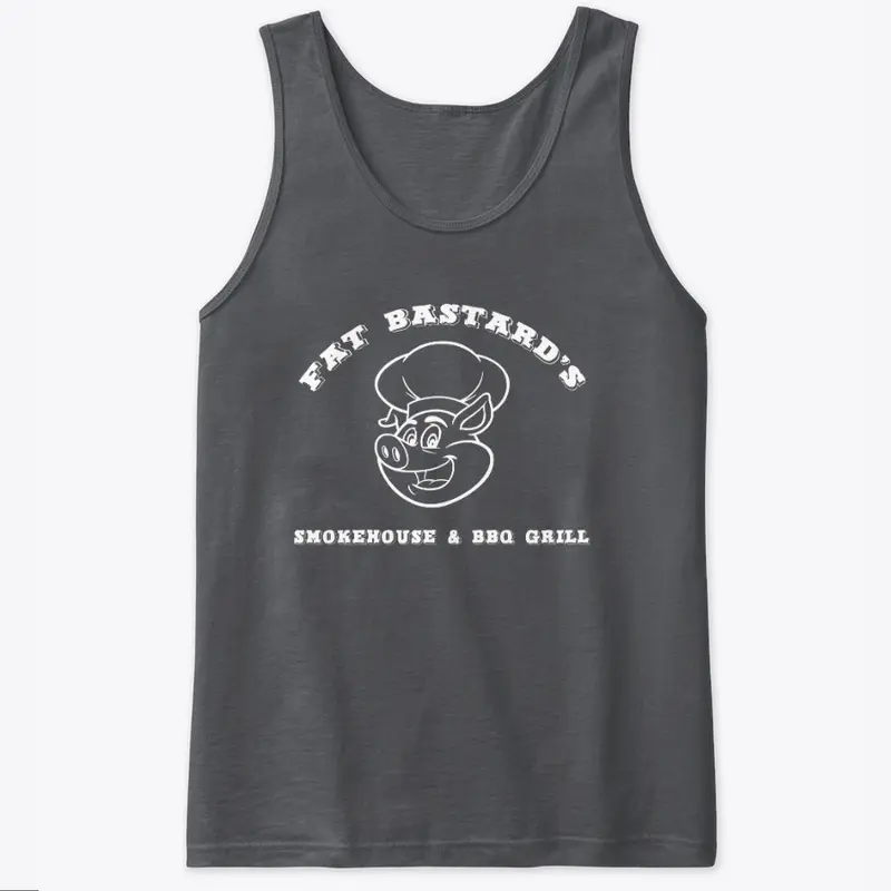 Fat Bastard Men's Tank Top White Logo