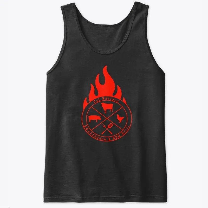 Fat Bastard Red Flame Tank Top